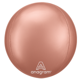 16" Rose Gold Orbz Foil Balloon